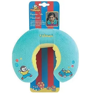 Cale tête en peluche - JEMINI - T'Choupi - Bleu - Intérieur - Plush pas cher