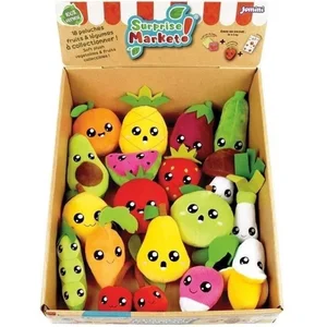 Lot de 18 pochettes surprises - JEMINI - Surprise Market - Peluche fru... pas cher