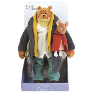 JEMINI Ernest&Celestine Peluche Ernest +/- 31cm pas cher