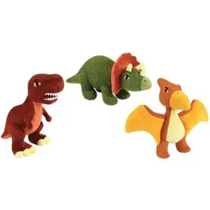 JEMINI Les Jeminosaures Lot de 3 peluches dinosaure +/- 18 cm - 100% r... pas cher