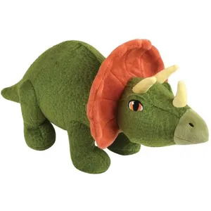 JEMINI Les Jeminosaures Peluche Triceratops + / - 45 cm 100% recyclé pas cher