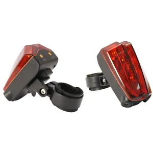 Ertedis DURCA Feu arrière & piste cyclable laser - 5 leds pas cher
