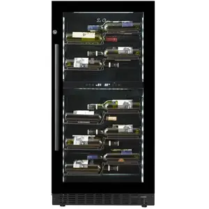 Le Chai Cave à vin Le Chai PRO 560B - 251 litres Classe G Noir/inox - 56 bouteilles pas cher