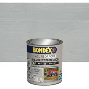 BONDEX - Lasure Opaque Indice 30 - Gris souris Ral 7038 - Satin - 1LVendu parcdiscount