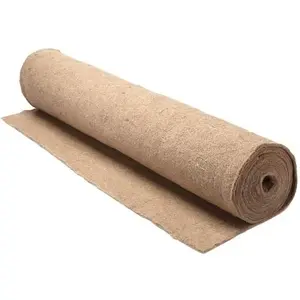 Rouleau de paillage en feutre de jute 1000 grs / m²   - 1m x 1m50 pas cher