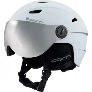 Casque De Ski Cairn Electron Visor Blanc Mat - 59-60 - Blanc pas cher