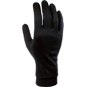 CAIRN - SS Gant Soie Femme Black sous Gant - Black - 6 - Black pas cher