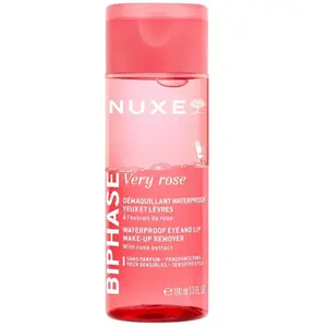Nuxe Very Rose Démaquillant Waterproof Yeux et Lèvres - Biphase 100ml pas cher