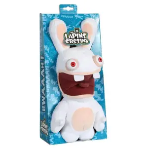 Peluche Sonore Gipsy Lapins Crétins Bouche Ouverte 28 cm pas cher