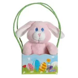 Gipsy - 070378 - Peluche - Easter Basket Buddies - Lapin Rose - 15 Cm pas cher