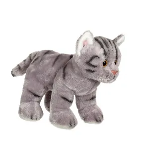 Gipsy Toys - Peluche chat gris pas cher