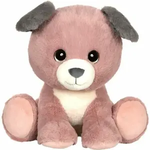 Peluche Puppy Eyes Pets - GIPSY TOYS - Chien rose et gris - 40 CM pas cher