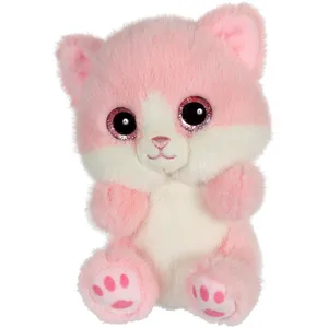 Peluche - GIPSY TOYS - Chat "CUTYDOOS" 13 CM - Rose poudré - PINKY pas cher
