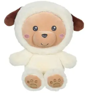 Gipsy Toys Peluche Chien Hoody Pets - 24 CM - Creme pas cher