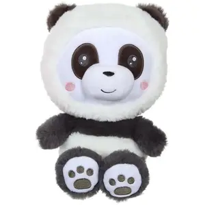 Peluche Panda Hoody Pets - GIPSY TOYS - 24 cm pas cher