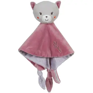 Gipsy Carré Doudou - Non spécifié - Chat - 24 cm - Rose - Doux et apaisant pas cher
