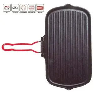 INVICTA Grill rectangulaire 37 x 22 cm en fonte pas cher
