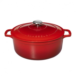 Cocotte ronde en fonte émaillée 20cm rubis sublime Chasseur puc472058 pas cher