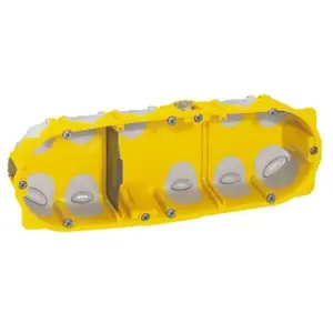 LEGRAND Boîte à encastrer Energy 3 postes plaque de plâtre pas cher