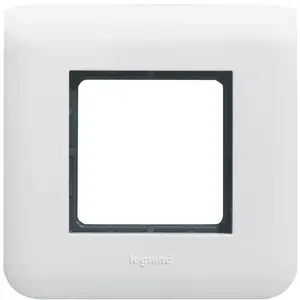 LEGRAND Plaque support fixation à vis 2 modules Mosaic blanc pas cher