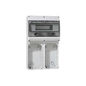 Legrand - embase P17 recevant plastron 220X125 rail 12 modules 4 socle... pas cher