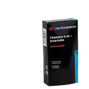 Chambre à air vélo route - Hutchinson - Presta - Valve 48mm - Noir pas cher