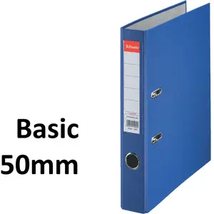 Esselte Esselte Classeur En Plastique Standard, A4, 50 Mm, Bleu pas cher