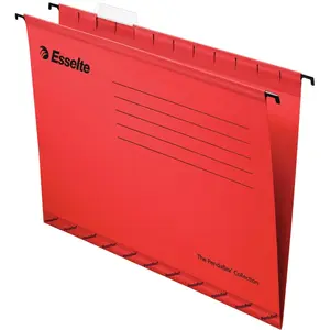 Esselte Classic Dossier suspendu renforcé A4 Lot de 25 onglets inclus Rouge pas cher