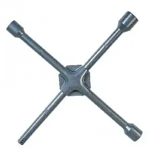 AUTOBEST Clé en croix fixe renforcée métal satiné, douille de 1,7, 1,9, 2,1 cm.... pas cher