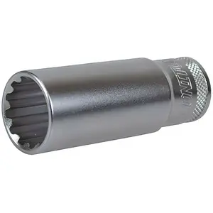 Douille longue 30 mm multi empreinte chrome vanadium - AUTOBEST pas cher
