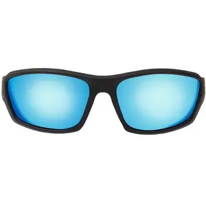 Isotoner - Lunettes de soleil mixte sport Noir verres mirroirs pas cher