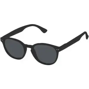 Isotoner Lunettes de soleil recyclées Mixte finition gomme Noir pas cher