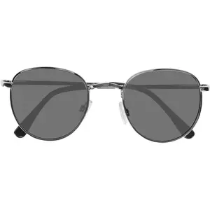 Isotoner - Lunettes de Soleil Mixte Ronde Argent pas cher
