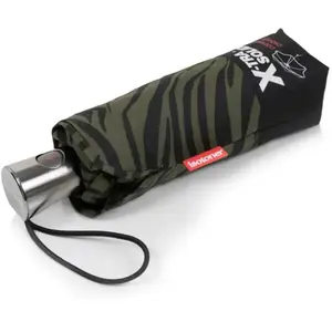 Isotoner - Parapluie X-TRA SOLIDE 23 cm Zèbre Kaki pas cher