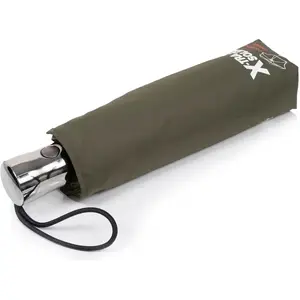Isotoner - Parapluie X-TRA SOLIDE 28 cm Kaki pas cher