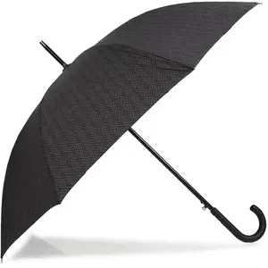 Isotoner - Parapluie Canne Auto Monogramme pas cher