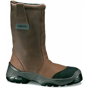 Lemaitre Bottes De Sécurité En Cuir Lemaitre Buran S3 Ci Src 100% Non ... pas cher