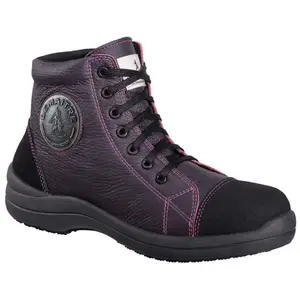 Chaussure de sécurité haute femme Lemaitre Libert'in S3 src Violet / Noir 35 pas cher