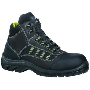 Chaussures de sécurité montantes Lemaitre Danube S3 SRC - Marron / Noi... pas cher
