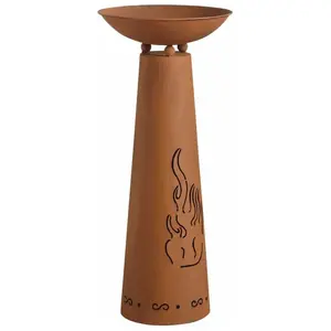 Colonne Avec Coupe En Métal RouilléVendu parcdiscount