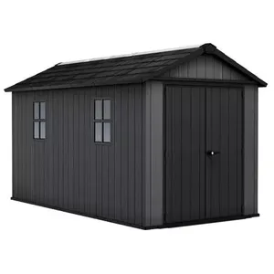 Keter Newton 7513 Tuinhuis - 413x230x246cm - Grijs pas cher