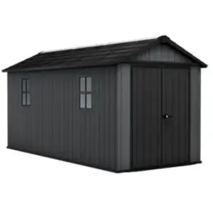 Keter Newton 7515 Tuinhuis - 476x230x246cm - Grijs pas cher