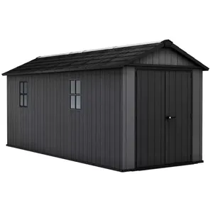 Keter Abri de jardin NEWTON PLUS 7517 - 11.2m² - Gris pas cher