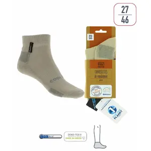 Chaussettes de randonnée low Élémenterre Notos Beige 39Vendu parendurance-store