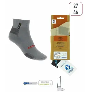 Chaussettes de randonnée low Élémenterre Notos Gris 43Vendu parendurance-store