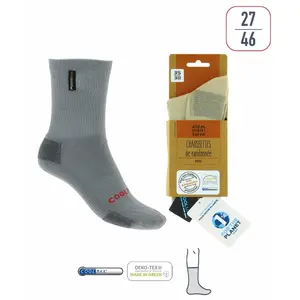 Comparateur de prix : Chaussettes de randonnée coolmax Élémenterre Notos Gris 39
