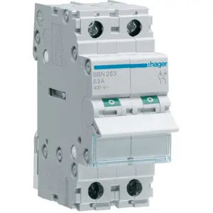 Hager SAS - Interrupteur 2P 63A pas cher