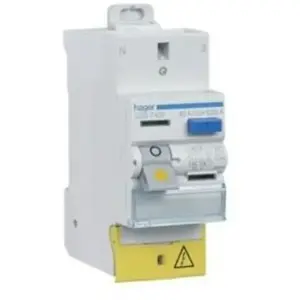 Hager Interrupteur différentiel 63A 30mA 2P type a bornes décalées connexion auto pas cher