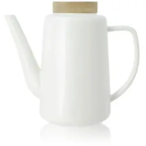 Théière en porcelaine Ogo Enzo 1,2 L Blanc pas cher