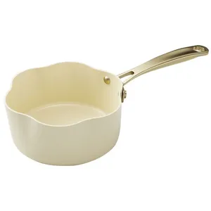 MENASTYL Casserole dahlia 20cm aluminium recycle beige pas cher